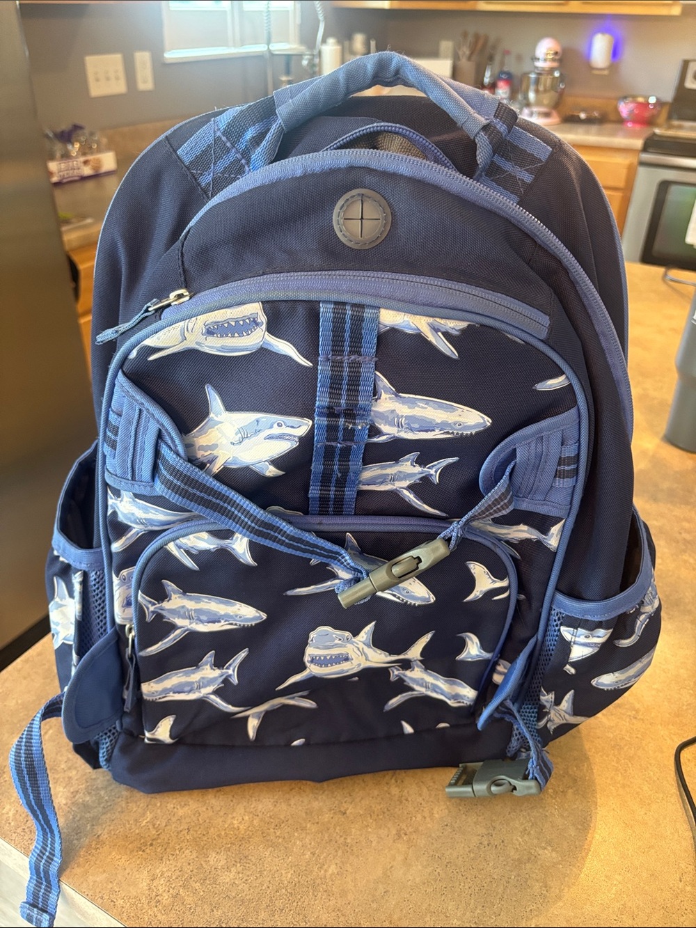 Pottery barn kids shark backpack